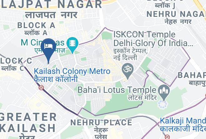 New Delhi - Hotel Atithi Maps