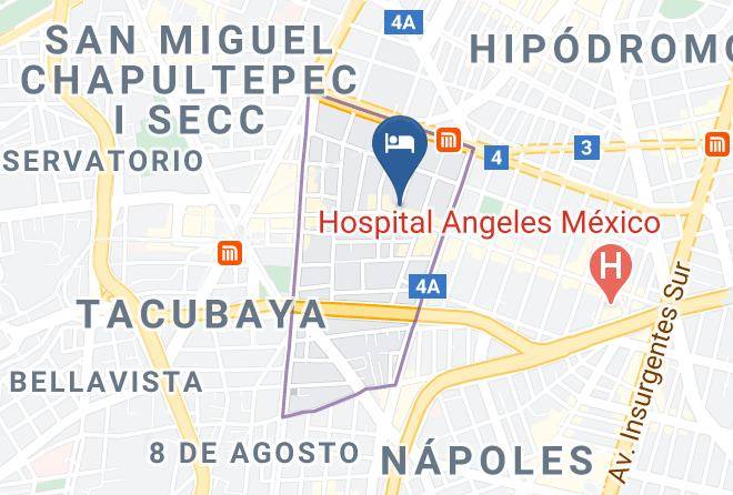 Miguel Hidalgo - Hotel Atlante Maps