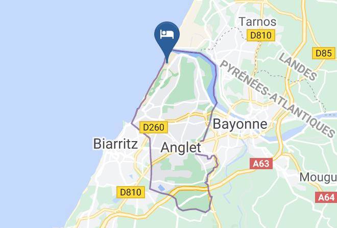 Pyrenees Atlantiques - Hotel Atlanthal Maps