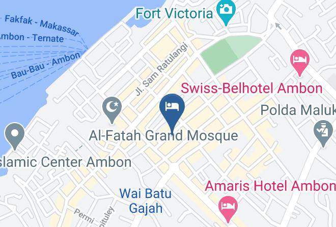 Ambon - Hotel Atlantic Ambon Maps