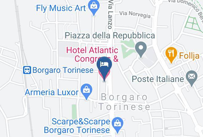 Turin - Hotel Atlantic Congress & Spa Maps