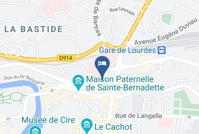 Hautes Pyrenees - Hotel Atlantic Lourdes Maps