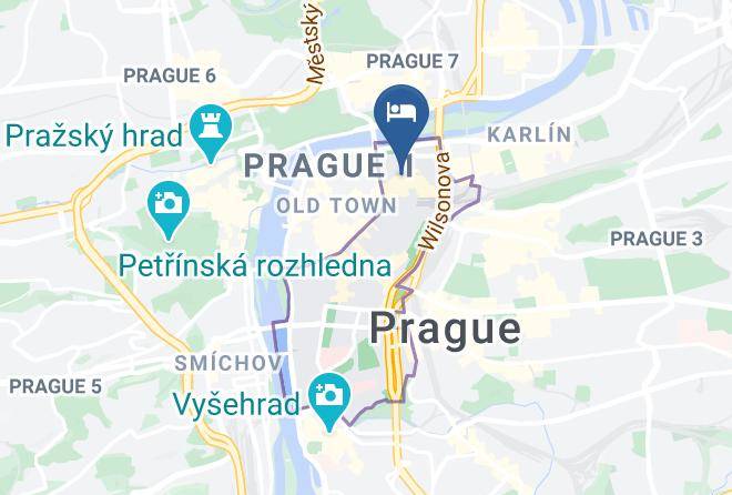 Prague - Hotel Atlantic Prague Old Town Maps