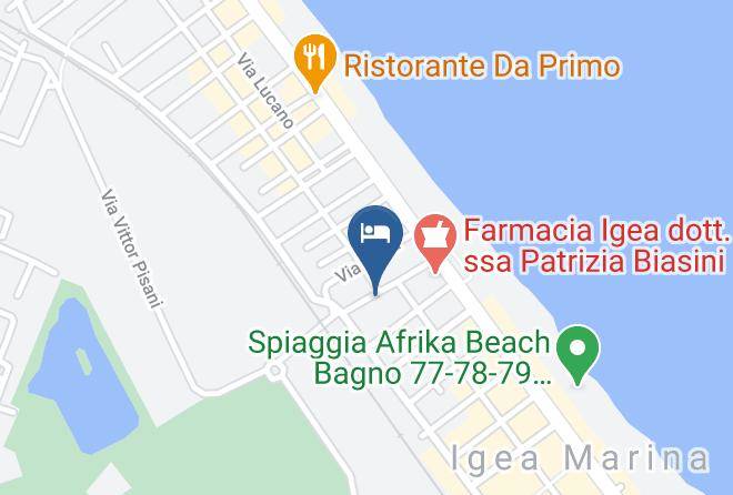 Rimini - Hotel Atlantic Maps