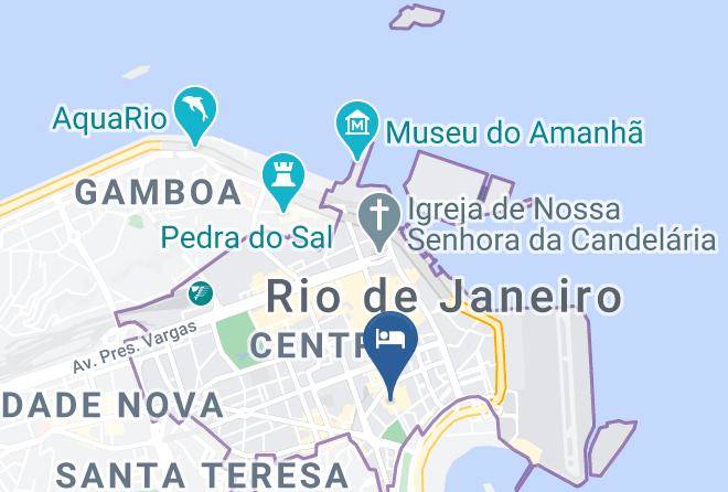 Rio De Janeiro Centro - Hotel Atlantico Business Maps