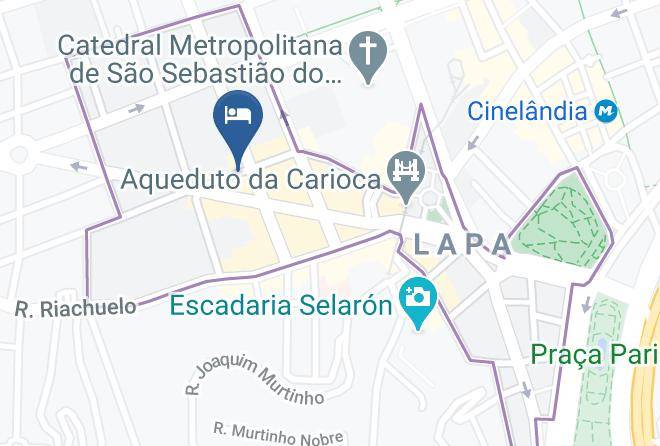 Hotel Atlantico Lapa Map