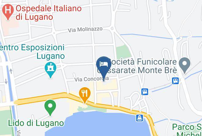 Lugano - Hotel Atlantico Maps