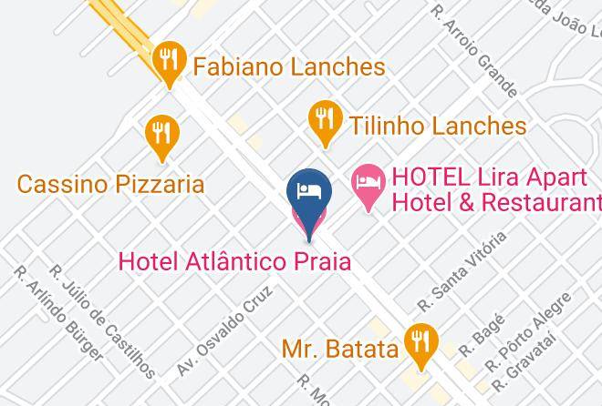 Hotel Atlantico Praia Map