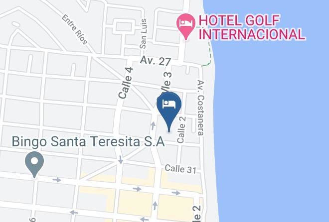 Mar Del Tuyu - Hotel Atlantico Residencial Maps