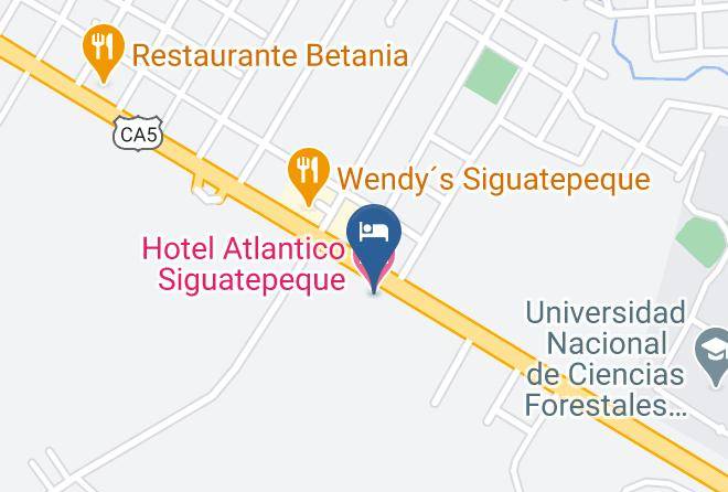 Siguatepeque - Hotel Atlantico Siguatepeque Maps