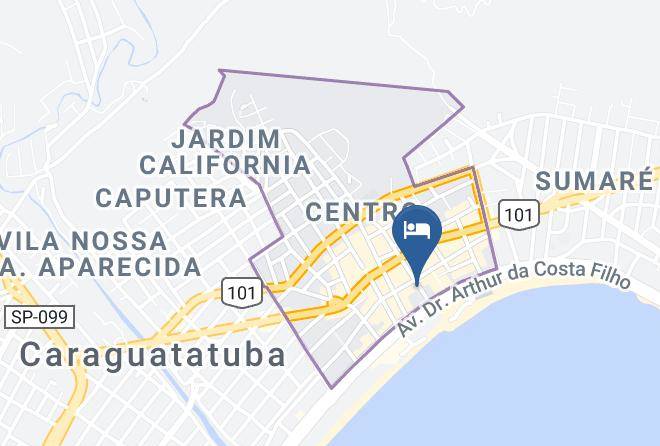 Caraguatatuba - Hotel Atlantico Sul Maps