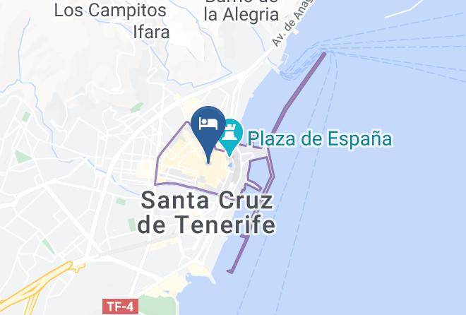 Santa Cruz De Tenerife - Hotel Atlantico Tenerife Maps