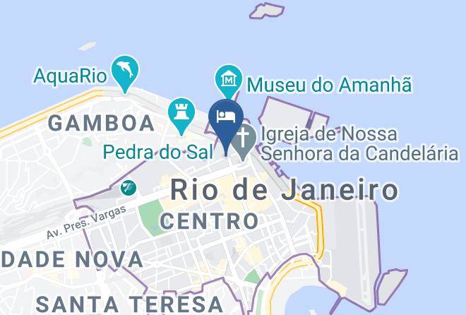 Rio De Janeiro Centro - Hotel Atlantico Tower Maps