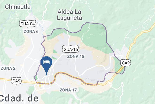 Guatemala - Hotel Atlantida Maps