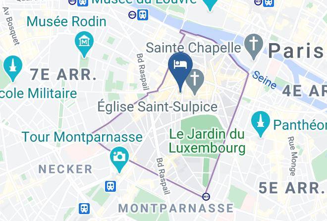 Paris - Atlantis Saint Germain Des Pres Hotel Maps