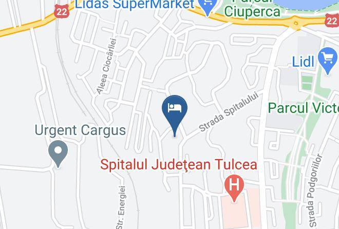 Tulcea - Hotel Atlantis Maps