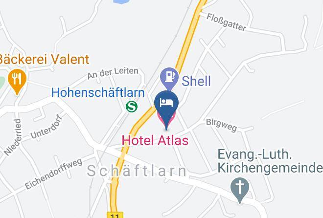 Munich District - Hotel Atlas Maps