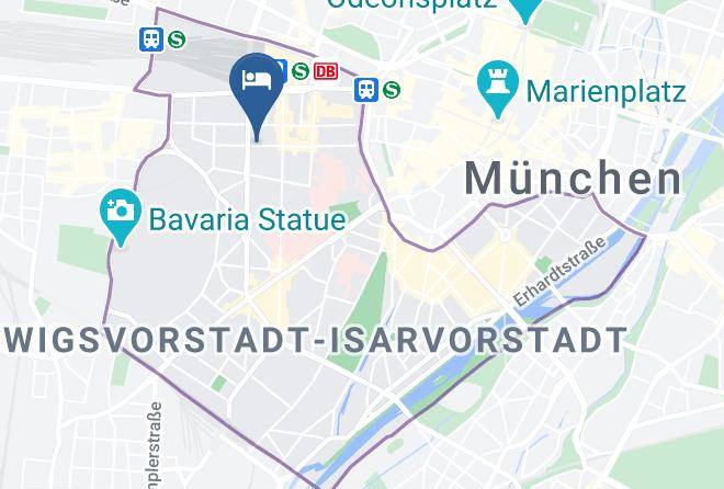 Munich District - Hotel Atlas Munchen Maps