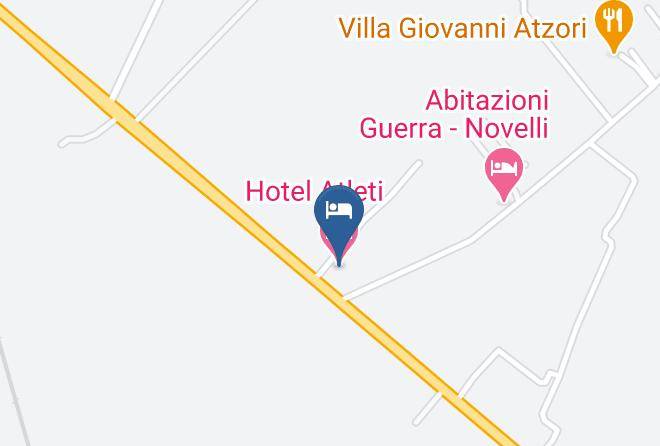 Foggia - Hotel Atleti Maps