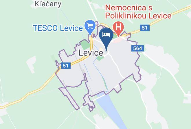 Levice - Hotel Atom Levice Maps