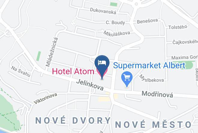 Trebic - Hotel Atom Maps