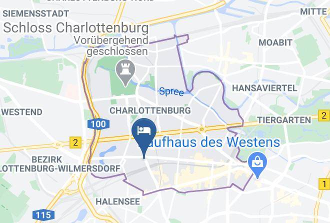 Hotel Atrium Charlottenburg Map