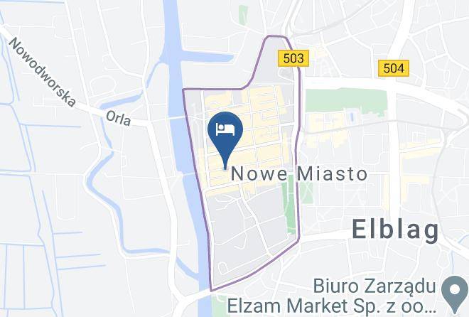 Elblag - Hotel Atrium Elblag Maps