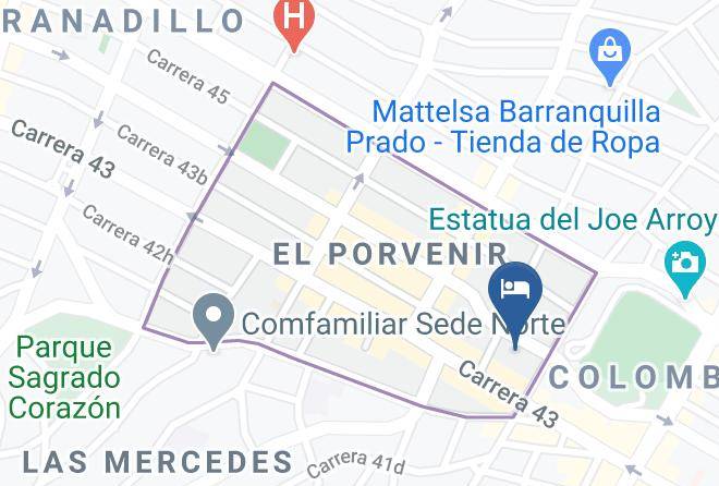 Barranquilla - Hotel Atrium Plaza Maps