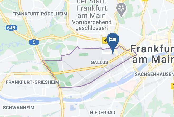 Frankfurt Am Main - Hotel Attache An Der Messe Maps