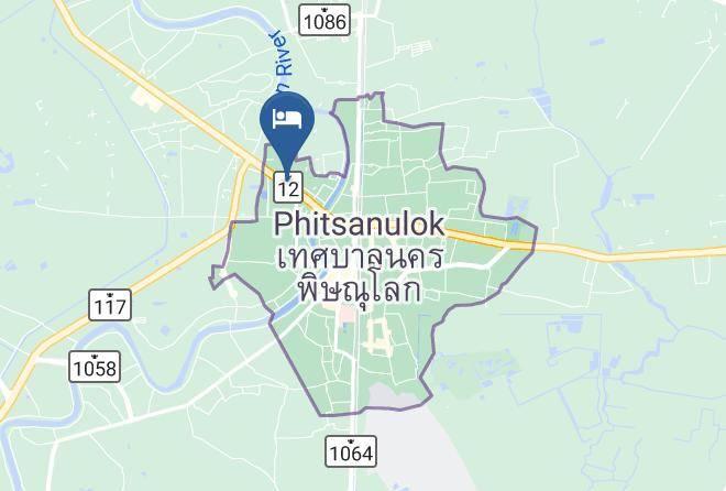 Amphoe Mueang Phitsanulok - Hotel Atwater Has Two Maps