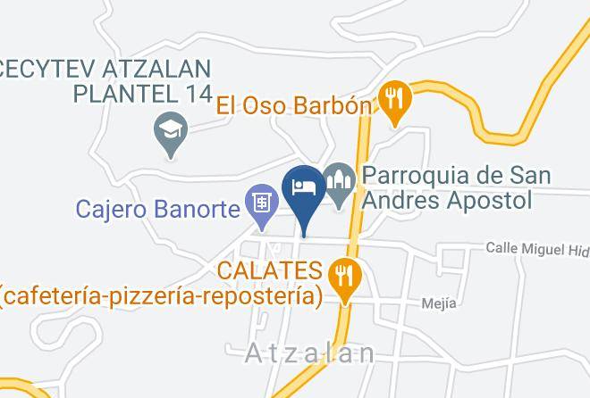 Atzalan - Hotel Atzalan Maps