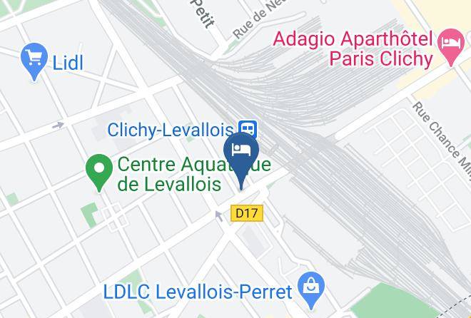 Hauts De Seine - Hotel Au Cadran Bleu Maps