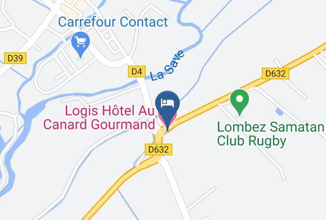 Gers - Logis Hotel Au Canard Gourmand Maps