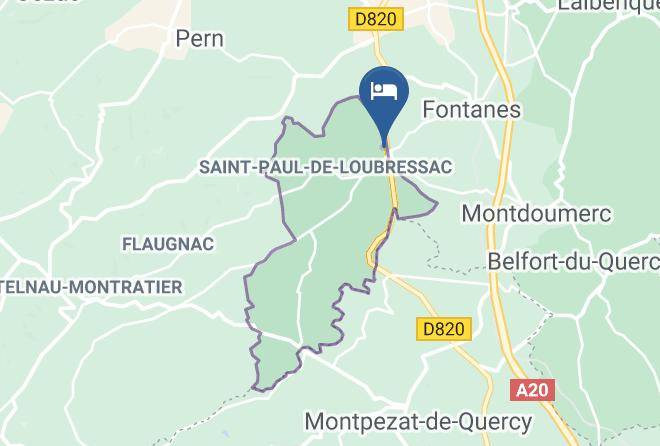 Hotel Au Charme Du Levat Map