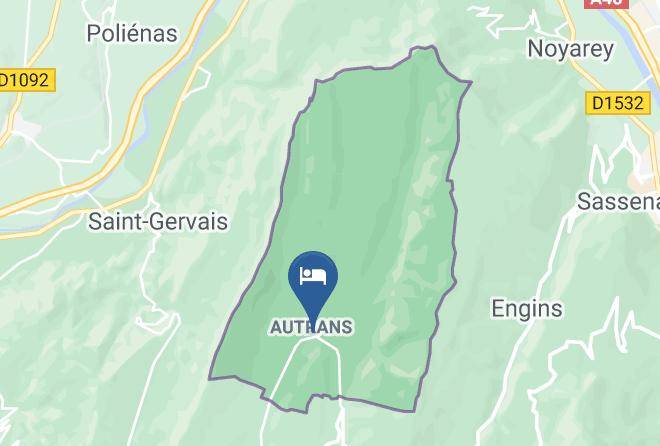 Isere - Hotel Au Feu De Bois Maps