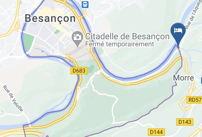 Doubs - Hotel La Malate Au Fil De L'eau Maps