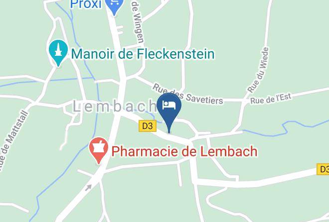 Bas Rhin - Hotel Au Heimbach Maps