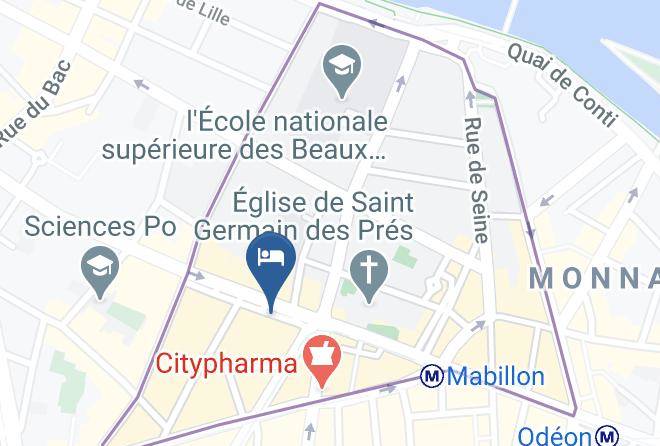 Paris - Au Manoir Saint Germain Des Pres Maps