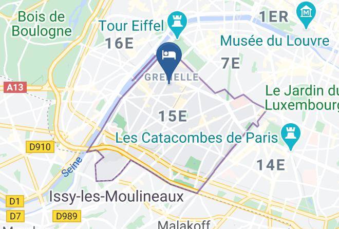 Paris - Hotel Au Pacific Maps
