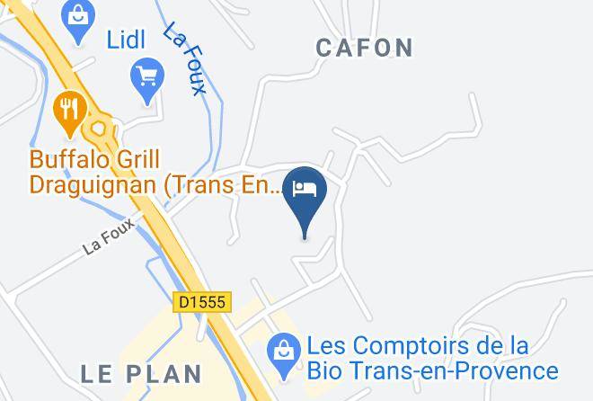 Var - Hotel Au Relais De Trans Maps