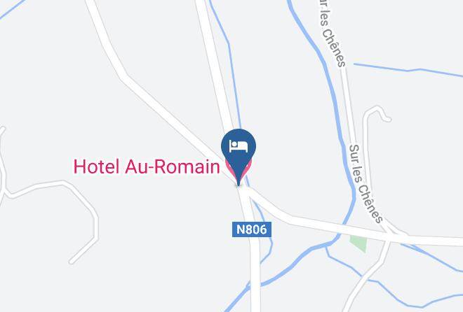 Hotel Au Romain Map