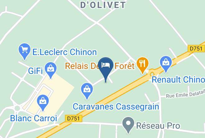 Indre Et Loire - Hotel Au Sans Souci Maps