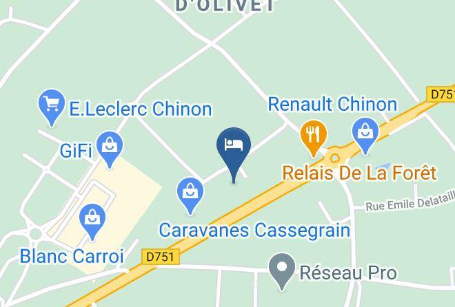 Indre Et Loire - Hotel Au Sans Souci Parking Gratuit 46 E Maps