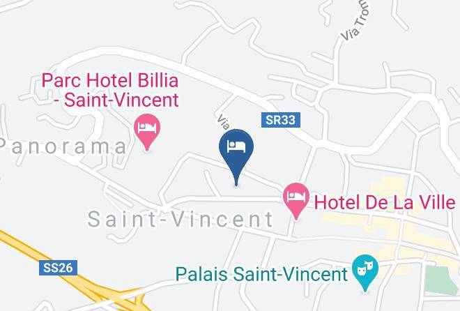 Aosta - Hotel Au Soleil Maps