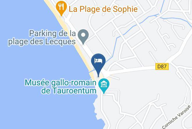 Var - Logis Hotel Au Tapis De Sable Maps