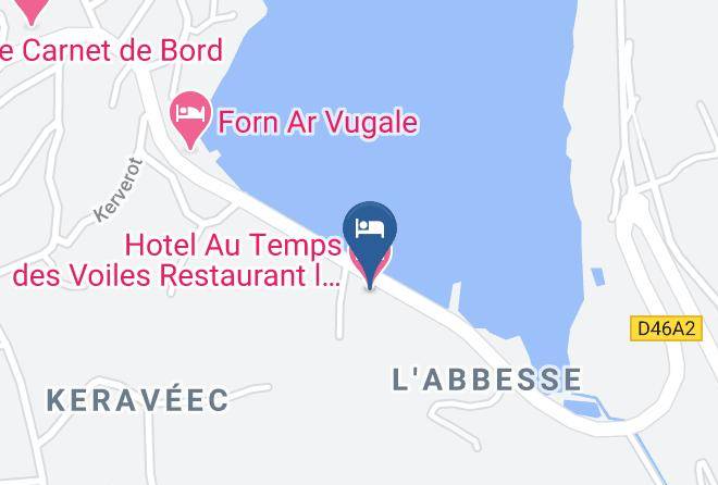 Finistere - Hotel Au Temps Des Voiles Restaurant L'abbesse Maps