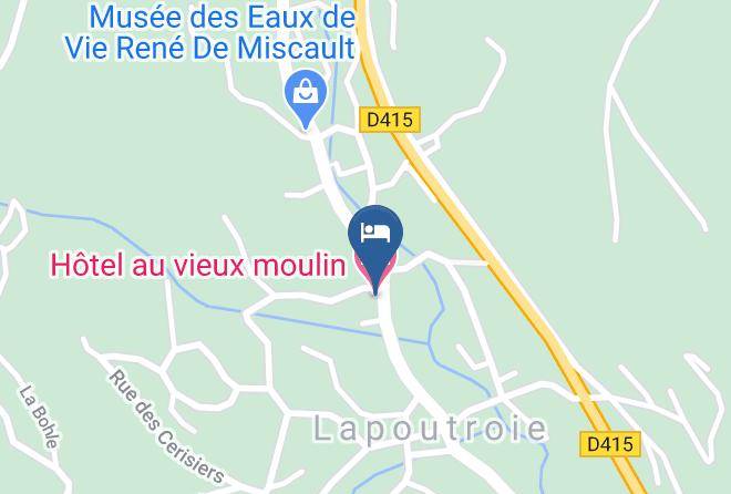 Haut Rhin - Hotel Au Vieux Moulin Maps