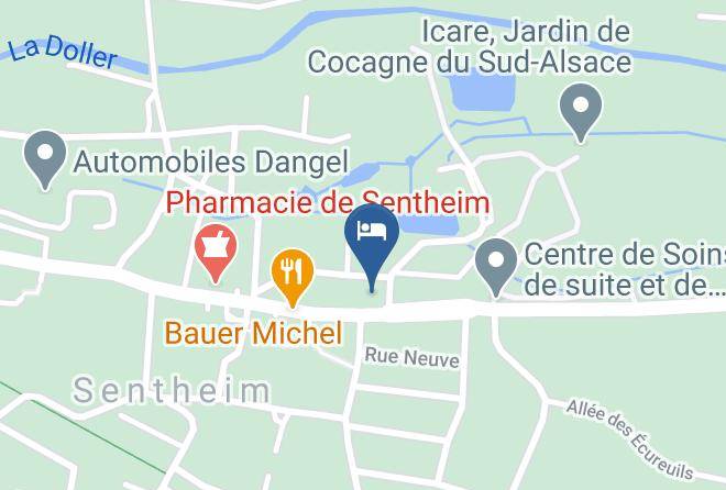 Haut Rhin - Hotel Au Vieux Tilleul Maps