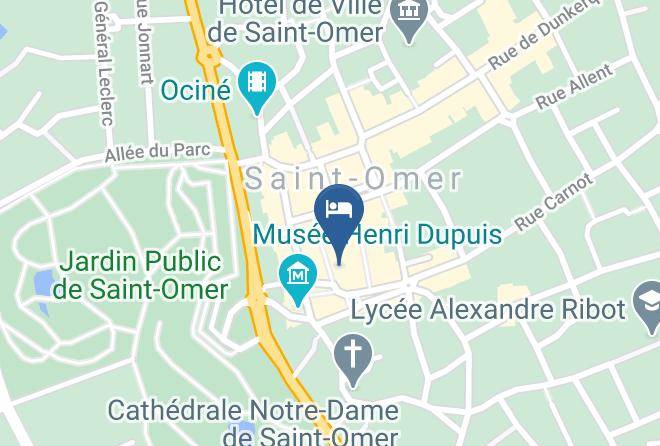 Pas De Calais - Hotel Au Vivier Maps