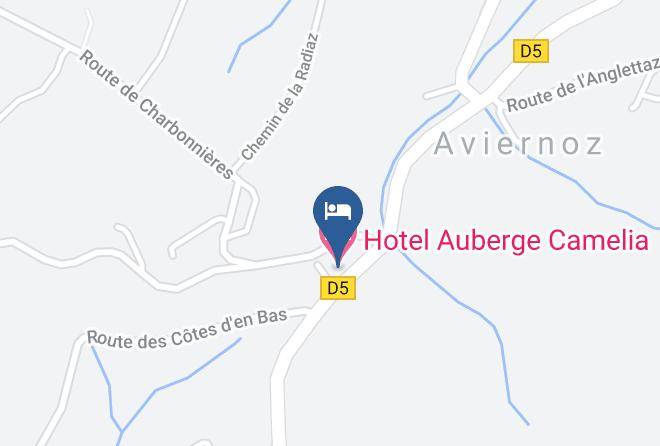 Haute Savoie - Hotel Auberge Camelia Maps